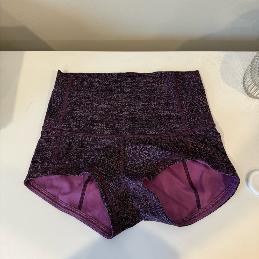 Lululemon Dark Purple Booty Shorts